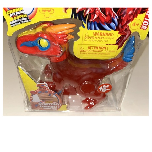 PYRORAPTOR Heroes Of Goo Jit Zu Chomp Attack Action Figure Stretches to 3X Size - Picture 2 of 9
